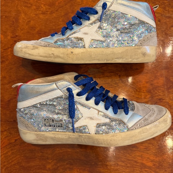 Golden Goose Glitter Sneakers Size 39 - Picture 2 of 10